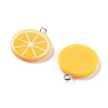 Opaque Resin Pendants RESI-S013-02H-3