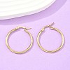 Ion Plating(IP) 304 Stainless Steel Hoop Earrings X-EJEW-N0016-11G-D-4
