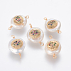 Natural Pearl Links connectors PEAR-L027-10A-1
