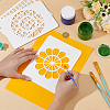 1 Set Acrylic Drawing Painting Stencils Templates DIY-BC0014-33A-3