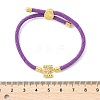 Adjustable Nylon Cord Bracelets BJEW-C096-01G-09-5