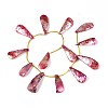 AB Color Plated Dyed Natural Freshwater Shell Beads Strands SHEL-T020-55G-2