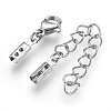 Tarnish Resistant 304 Stainless Steel Chain Extender X-STAS-P207-01P-C-2