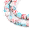 Baking Paint Glass Beads Strands DGLA-N003-6mm-C03-4