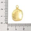 Real 18K Gold Plated Rack Plating Brass Enamel Pendants KK-M293-29G-05-3