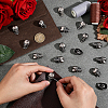 20Pcs Alloy Shank Buttons BUTT-PH0001-82B-B-3