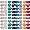 80Pcs 8 Colors Handmade Glass European Beads GLAA-PA0001-03-6