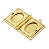 Brass Locket Pendants X-KK-Q019-11G-2