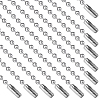 24Pcs 304 Stainless Steel Ball Chain Necklace Making NJEW-BBC0001-10B-1