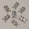 Tibetan Style Alloy Pendant Rhinestone Settings FIND-CJC0016-16C-2