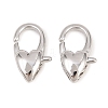 Brass Lobster Claw Clasps KK-H287-08C-P-1