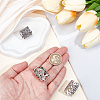 3Pcs 3 Styles Alloy Scarf Clips AJEW-CY0002-62-3