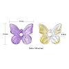 50Pcs 5 Colors Transparent Spray Painted Glass Charms GLAA-FS0001-05-3
