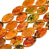 Dyed Natural Agate Beads Strands G-U029-F01-2