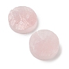 Natural Rose Quartz Cabochons G-K338-39E-02-2