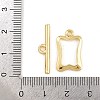 Brass Toggle Clasps KK-G548-41G-04-4