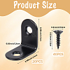 20 Sets 304 Stainless Steel Floating Shelf Brackets DIY-CP0012-49B-2