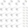 Unicraftale 20pcs 304 Stainless Steel Ball Stud Earring Post FIND-UN0001-12-1