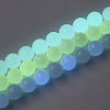 Synthetic Luminous Stone Beads Strands G-S200-08E-2