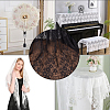 Flower Pattern Polyester Lace Fabrc DIY-WH20007-849B-6