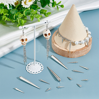 240Pcs 3 Styles CCB Plastic Pendants KY-UN0001-04-1