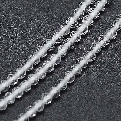 Natural White Topaz Bead Strands G-G914-2mm-13-1