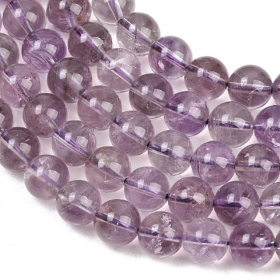 Natural Amethyst Beads Strands GG-CBA20C8-A02-8mm-1