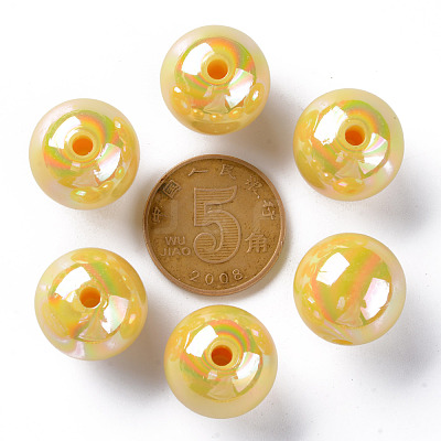 Opaque Acrylic Beads MACR-S370-D16mm-SS2105-1
