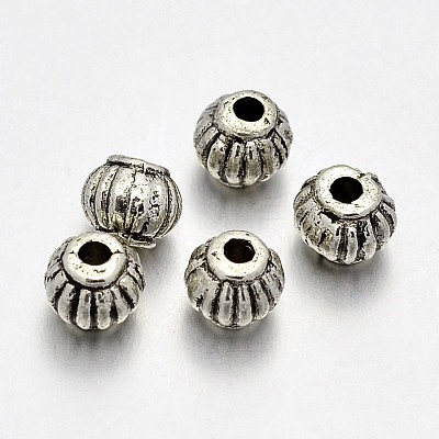 Tibetan Style Alloy Lantern Spacer Beads PALLOY-E381-06AS-NR-1