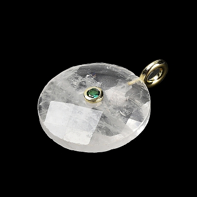 Natural Mixed Gemstone Faceted Pendants G-A287-02G-1