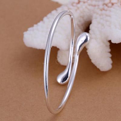 Romantic Brass Bangles For Women BJEW-BB12219-1