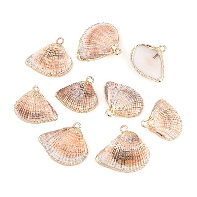 Natural Shell Pendants BSHE-T014-04-1