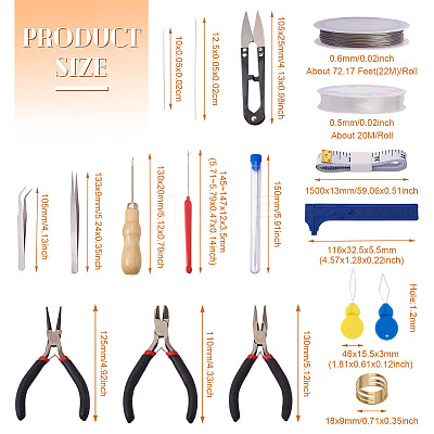 Carbon Steel Jewelry Plier Sets TOOL-TA0001-12-1