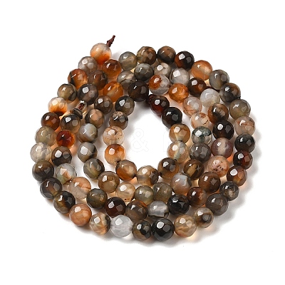 Natural Agate Beads Strands G-H302-A01-03-1