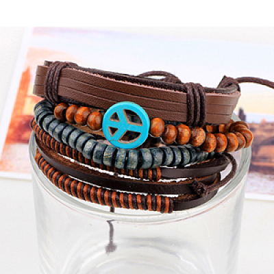 Multi-strand Bracelets BJEW-N0011-019-1