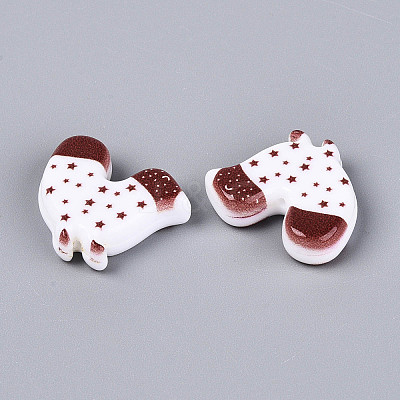Printed Opaque Resin Beads RESI-N043-25-1