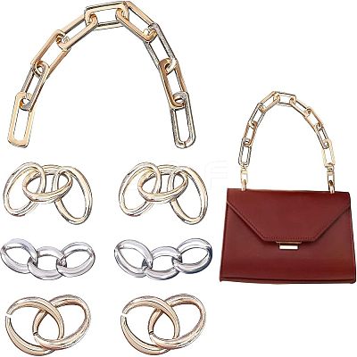 4 Styles Zinc Alloy Decorated Chain FIND-CA0003-92-1