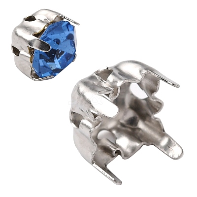 Non-Tarnish Stainless Steel Sew on Prong Settings X-STAS-L229-06P-1