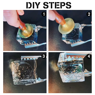 1Pc Brass Stamp Head DIY-OC0004-18B-1