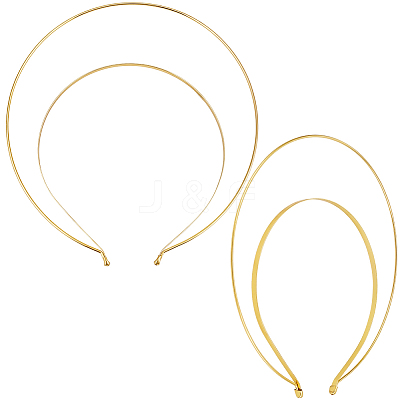 3Pcs Iron Hair Band Findings IFIN-BBC0001-02-1