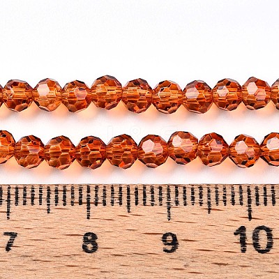 Baking Paint Transparent Glass Beads X1-DGLA-A035-T4mm-A04-1