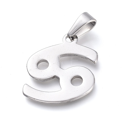 Non-Tarnish 304 Stainless Steel Pendants STAS-L210-06H-P-1