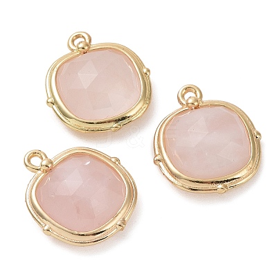 Natural Rose Quartz Pendants G-G012-09A-04-1