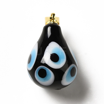Handmade Evil Eye Lampwork Pendants LAMP-F026-04A-1