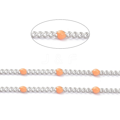 304 Stainless Steel Enamel Curb Chains CHS-P013-01P-01-1