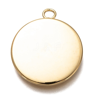 304 Stainless Steel Pendant Cabochon Settings STAS-Z030-01D-G-1