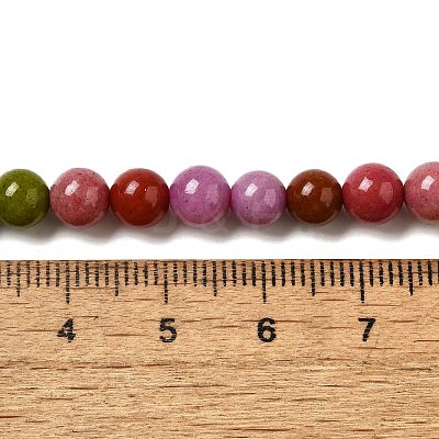 Dyed Natural Malaysia Jade Beads Strands X-G-G021-02A-17-1