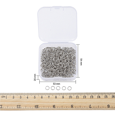 Iron Open Jump Rings IFIN-YW0001-08P-1