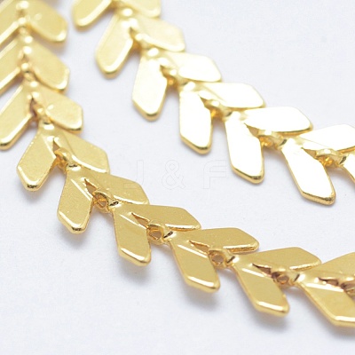 Brass Handmade Chains CHC-P004-D-G-1