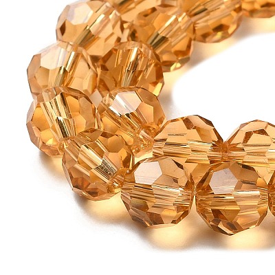 Transparent Glass Beads EGLA-A035-T8mm-D17-1